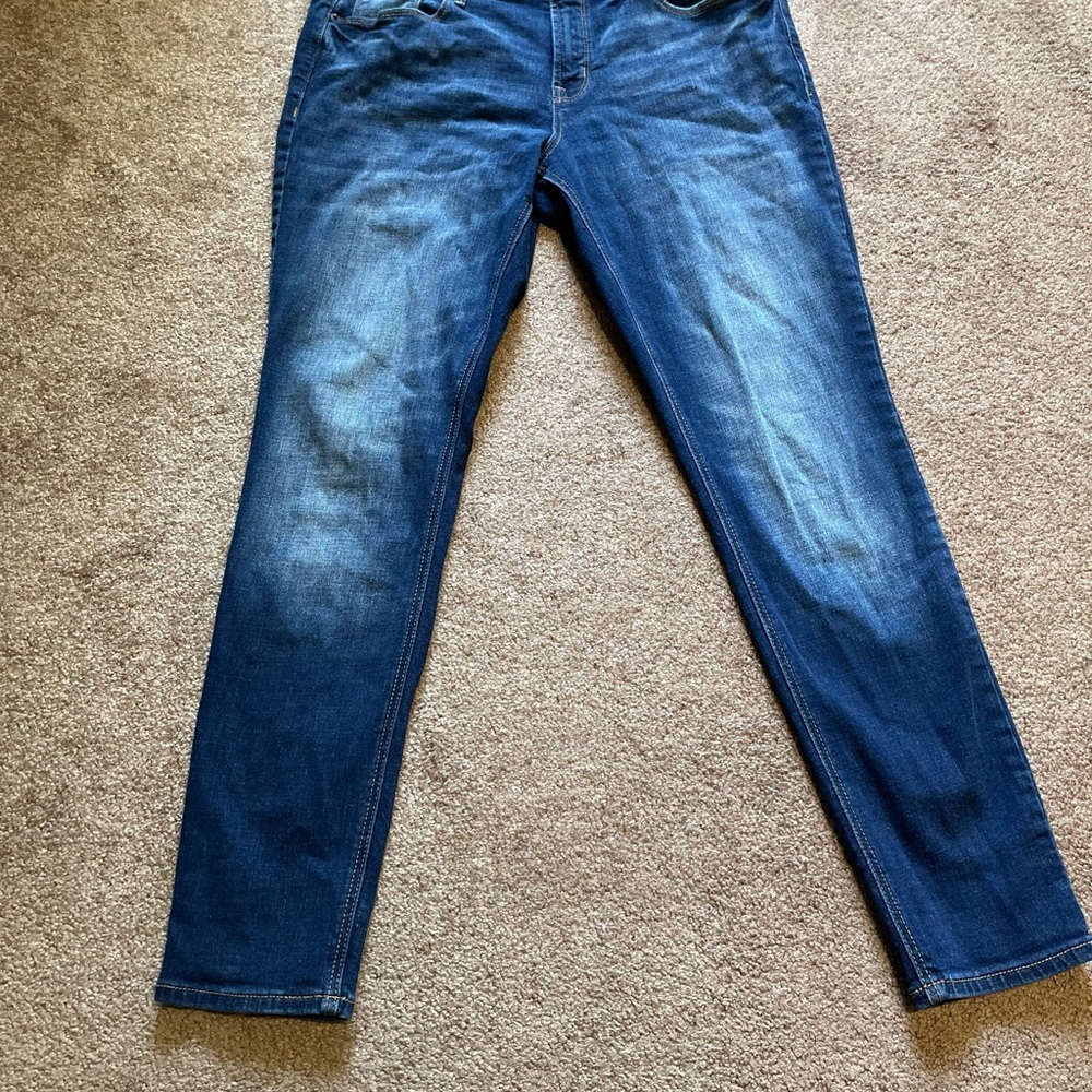 Old Navy Women's Skinny Jeans - Dark Blue